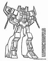 Coloring Pages Transformers Starscream Transformer Gif sketch template