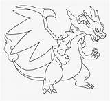 Charizard Mega Glurak Ausmalbilder Lineart Pokémon Toppng Kindpng Pngkit Charmander Pikachu sketch template