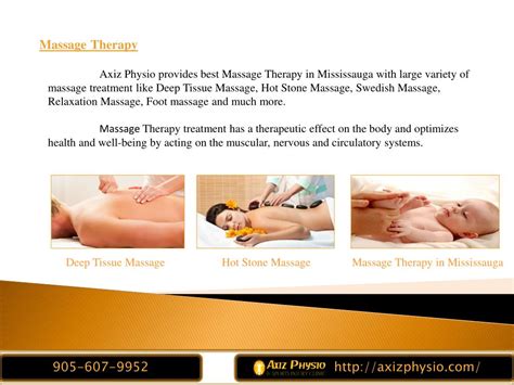 ppt physiotherapy massage therapy acupuncture mississauga
