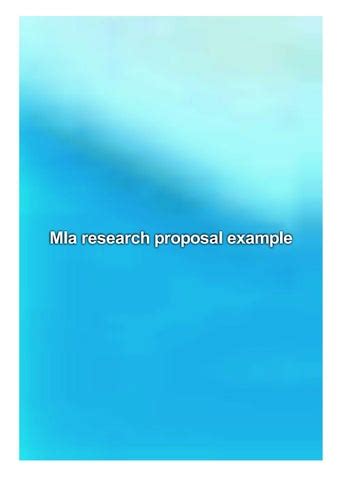 mla research proposal   long veronica issuu