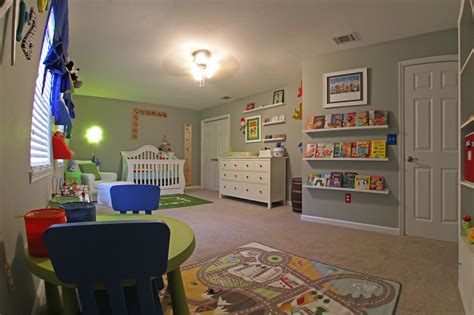 colorful disney  toy story inspired nursery  play room project