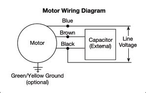 universal condenser fan motor wiring diagram condenser fan motor wiring