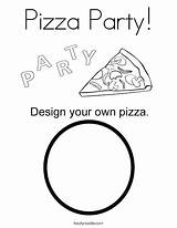 Pizza Coloring Pages Hut Getcolorings sketch template