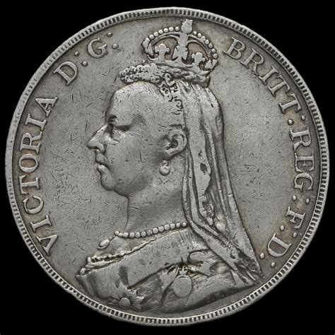 queen victoria jubilee head silver crown narrow date