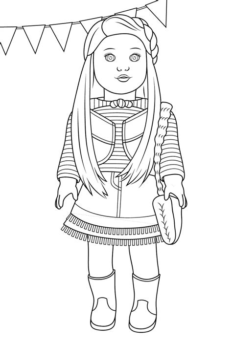 american girl doll printables coloring coloring pages