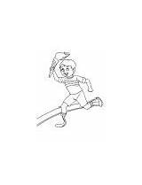 Running Torch Disabled Prosthetic Amputee Leg Boy sketch template