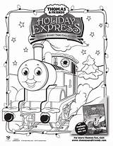 Thomas Coloring Pages Friends Holiday Sheets Sheet Train Colouring Activity Color Kids Activities Visit Fun Click sketch template