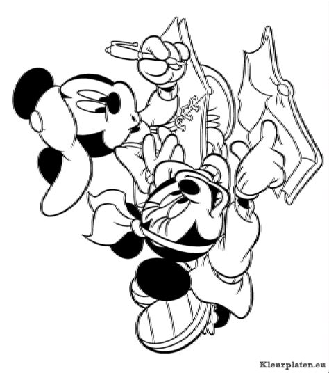 mickey mouse kleurplaat  kleurplaat
