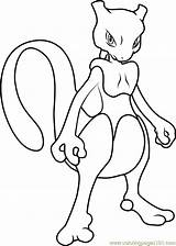 Mewtwo Pokémon Coloringpages101 sketch template