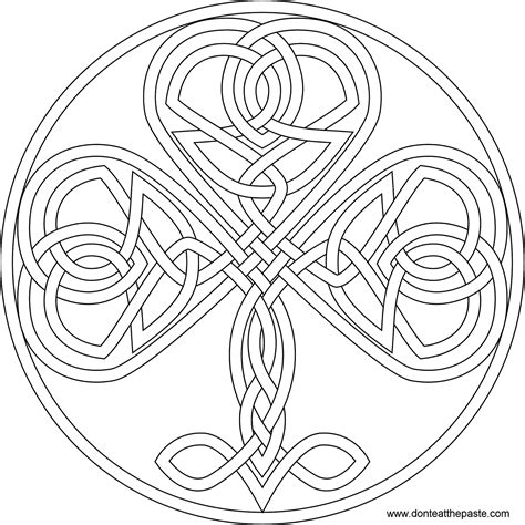 celtic knot coloring pages    print