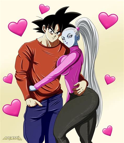 Feliz San Valentin Goku Y Vados Amor By Dicasty1 On Deviantart Anime