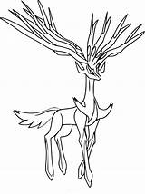 Pokemon Xerneas Coloring Pages Zygarde Color Template Getcolorings Print sketch template