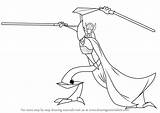 Grievous General Wars Star Draw Drawing Step sketch template