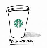 Starbucks Cup Coloring Pages Logo Frappuccino Template Templates sketch template