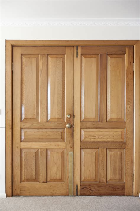 image  modern double wooden front door freebiephotography