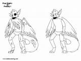 Fnaf Coloring Pages Comparisons Animatronic Sly Printable Kids Print sketch template