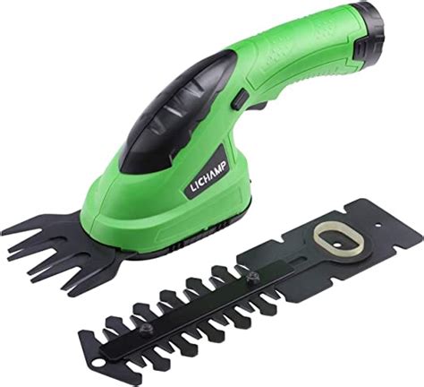 amazoncom lichamp    electric hand held grass shear hedge trimmer shrubbery clipper