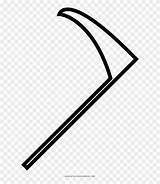 Scythe Coloring Clipart Line Pinclipart sketch template
