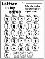 Activities Letter Letters Preschool Recognition School Kindergarten Pre Kids Worksheet Name Print Reading Back Children Worksheets Alphabet Read Literacy Apple sketch template