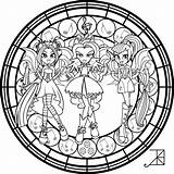 Coloring Pages Equestria Girls Dazzlings Pony Little Amethyst Akili Rainbow Mlp Deviantart Girl Sg Adult Colouring Stained Glass Rocks Aria sketch template