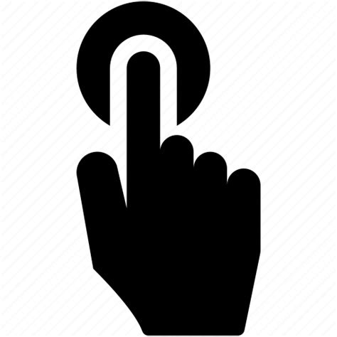 clipart hand pointer click  hand icon png transparent png images