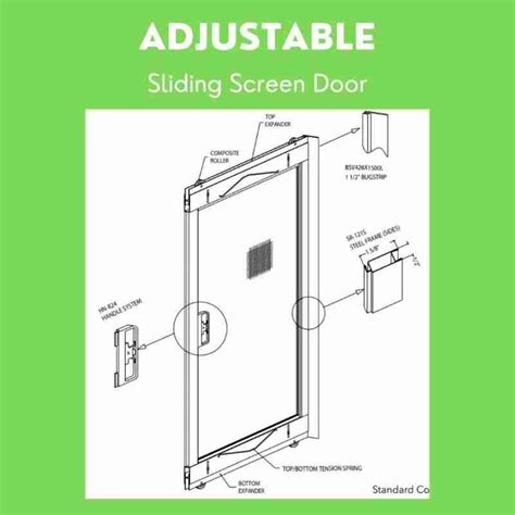 adjust  sliding screen patio door patio ideas