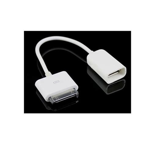 lbsc  pin  usb host otg adapter sync charge cable  ipad  white ipad  usb cable
