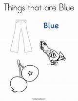 Coloring Blue Things Pages Preschool Color Worksheets Printable Kindergarten Worksheet Kids Activities Objects Colors Noodle Sheets Twisty Twistynoodle Mini Toddlers sketch template