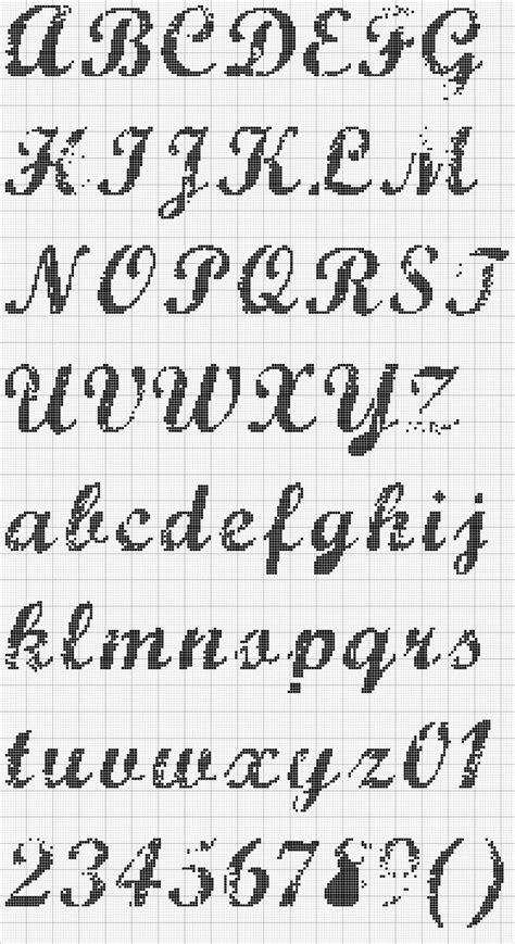 laurinha bordados em ponto cruz grafico alfabeto em ponto cruz alfabeto ponto cruz coracao