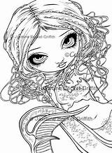 Coloring Jasmine Becket Griffith sketch template