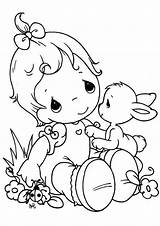 Precious Rabbit Momentos Preciosos Conejo Kidsplaycolor Tulamama Bebes Farm Moana Siluetas Sellos Paper Hdimg Icu Nativity sketch template