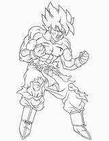 Saiyan Colorare Disegni Coloringhome sketch template