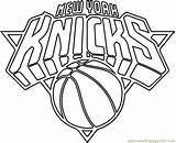 Coloring Knicks York Pages Nba Printable Sports Color Coloringpages101 Print Getcolorings Template sketch template