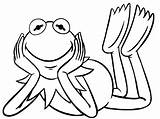 Kermit Muppets Kolorowanka Muppet żaba Disneyclips Wydruku Zaba Clipartmag Pano Seç Getcolorings Popular sketch template