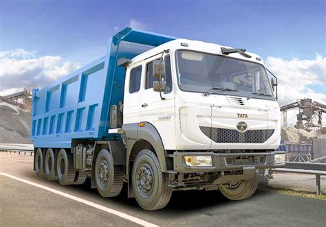 tata motors launches indias largest tipper truck signa tk