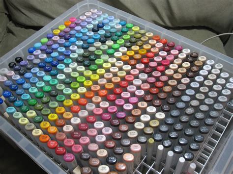 copic marker storage box  sketch markers holds   fargets