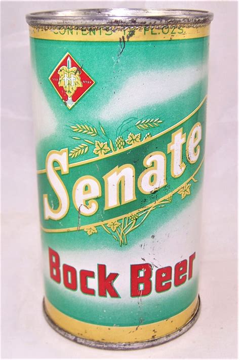 Lot Detail Senate Bock Flat Top Beer Can Rare