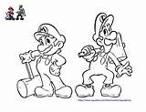 Mario Coloring Pages Printable Luigi Super Friends Brothers Kids Bros Characters Library Clipart Popular Comments sketch template