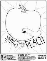 Peach Giant James Coloring Pages Roald Dahl Printable Drawing Popular Books Getdrawings Choose Board Happy sketch template