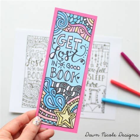 printable bookmarks  book lovers diy bookmark designs