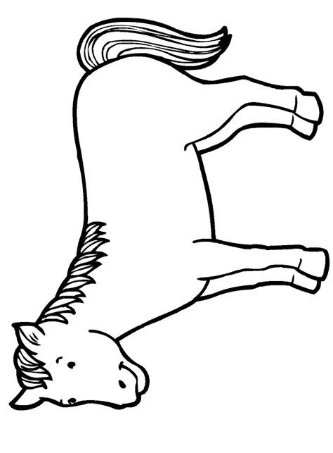 horse coloring pages preschool  kindergarten