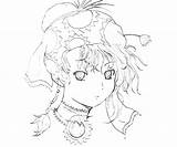 Coloring Anime Pages Face Girls Cute Faces Library Clipart Line Popular sketch template