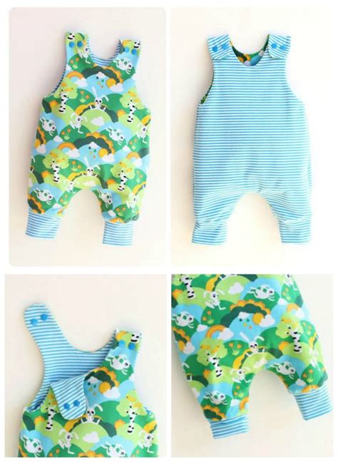 reversible baby romper sewing pattern newborn   years sew modern