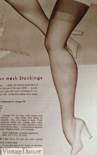 1940s stockings hosiery nylons and socks history