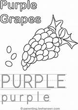 Purple Color Sheet Activity Trace Coloring Worksheet Tracing Letter Read Letters sketch template