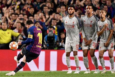 messi s free kick against liverpool is proof that the goat operates at
