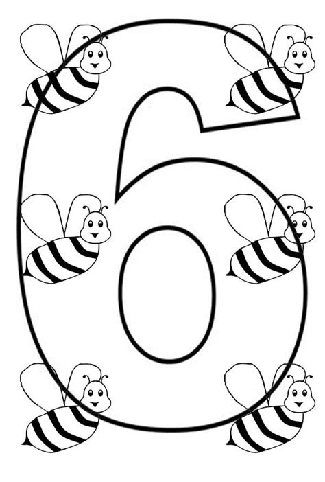 number  coloring page getcoloringpagescom sketch coloring page