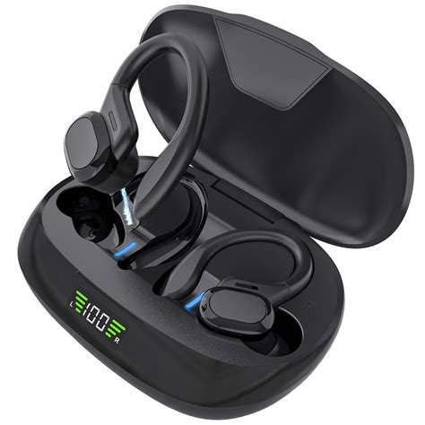 wireless bluetooth headphones ipx waterproof earbuds built  mic
