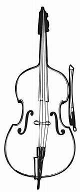 Cello Clipart Violoncello Template Coloring sketch template