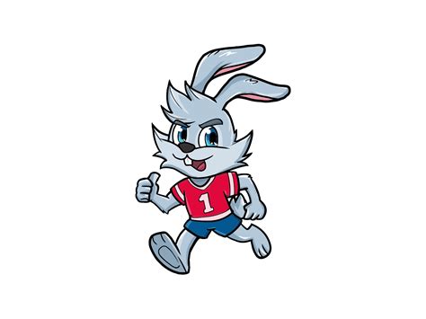 mascot rabbit  alaadin alsaggaf  dribbble